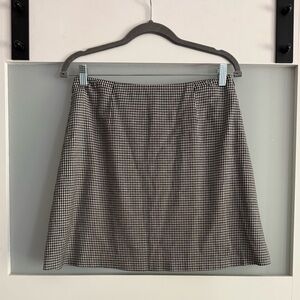 Vintage Y2K Express Houndstooth Skirt Size